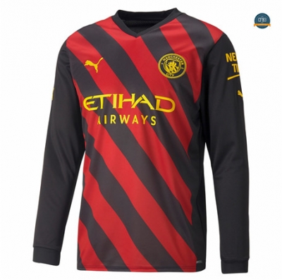 Cfb3 Camiseta Manchester City 2ª Equipación Manga Larga 2022/2023