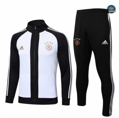 Diseñar Cfb3 Camiseta Chaqueta Chándal Alemania Equipación Blanco 2022/2023