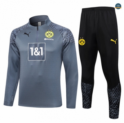 Outlet Cfb3 Chándal Borussia Dortmund Equipación Gris 2023/2024