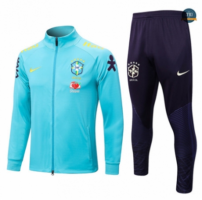 Venta Cfb3 Camiseta Chaqueta Chándal Brasil Equipación Azul 2022/2023