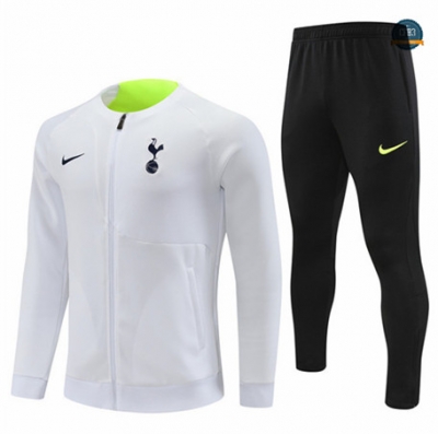 Crear Cfb3 Camiseta Chaqueta Chándal Tottenham Hotspur Equipación Blanco 2022/2023