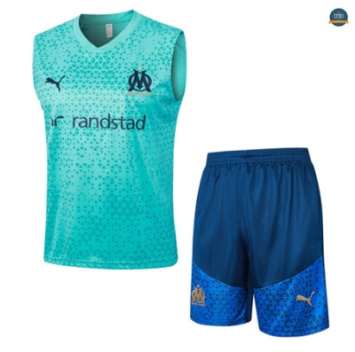 Comprar Cfb3 Camiseta Entrenamiento Marsella Chaleco Pantalones Equipación Azul 2023/2024