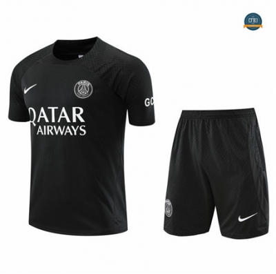 Venta Cfb3 Camiseta Entrenamiento Paris Paris Saint Germain + Pantalones Equipación Negro 2022/2023