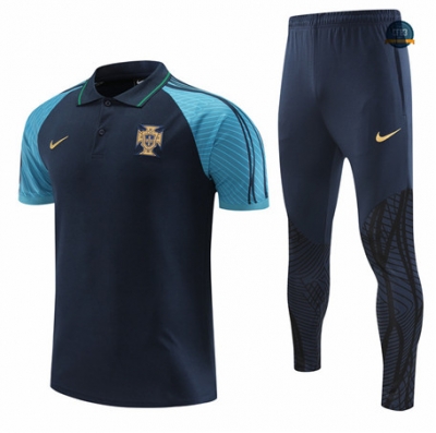 Nuevas Cfb3 Camiseta Entrenamiento Portugal + Pantalones Equipación Azul 2022/2023