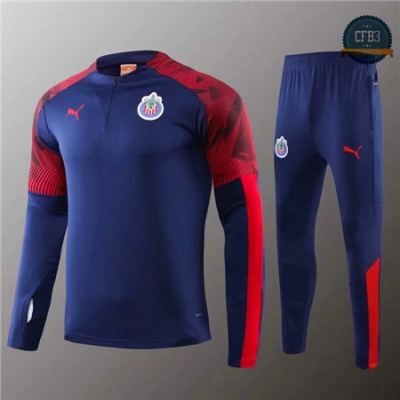 Cfb3 Camisetas D003 Chandal Chicago Azul/Rojo 2019/2020 Cuello redondo