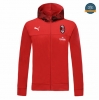 Cfb3 Camisetas D252 Chaqueta AC Milan Rojo Sombrero 2019/2020