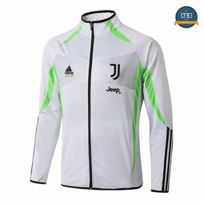 Cfb3 Camisetas D257 Chaqueta Juventus Blanco/banda Verde 2019/2020