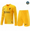 Cfb3 Camisetas Liverpool Portero Manche Longue Equipación Amarillo 2021/2022