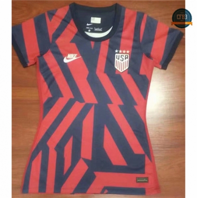 Cfb3 Camisetas EEUU Mujer Equipación Rojo 2021/2022