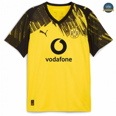 Crear Camiseta futbol Borussia Dortmund 1ª Equipación Amarillo 2025/2026