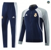 Ofertas Chaqueta Chándal Fútbol Real Madrid Equipación Azul marino/Blanco 2025/2026