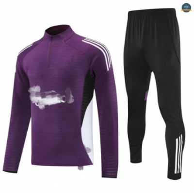 Tienda Chándal Manchester United Equipación Violeta/negro/Blanco 2025/2026