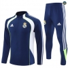 Diseñar Chándal Fútbol Real Madrid Enfant Equipación Azul marino/Blanco/verde 2025/2026