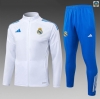 Ofertas Chaqueta Chándal Real Madrid Niño Equipación Blanco/Azul 2025/2026
