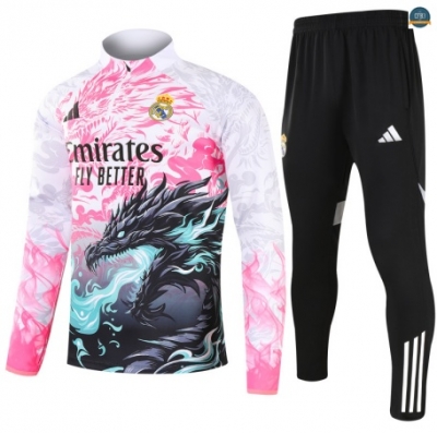 Buscar Chándal Real Madrid Equipación rosa/negro/Blanco 2025/2026