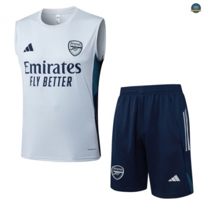 Nuevas Camiseta Sin Mangas Arsenal Equipación Gris Clair/Azul marino 2025/2026