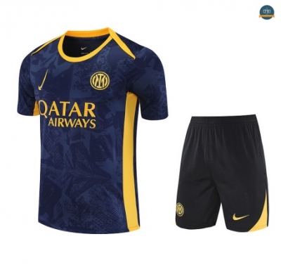 Hacer Inter Milan + Pantalón Equipación Azul marino/amarillo 2025/2026