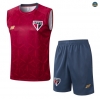 Tailandia sin mangas Sao Paulo Equipación rojo/Gris 2025/2026