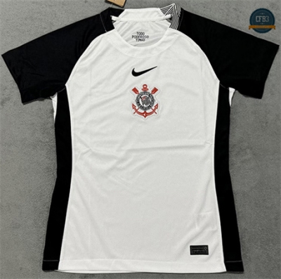 Cfb3 Camiseta futbol Corinthians Mujer 1ª Equipación 2025/2026