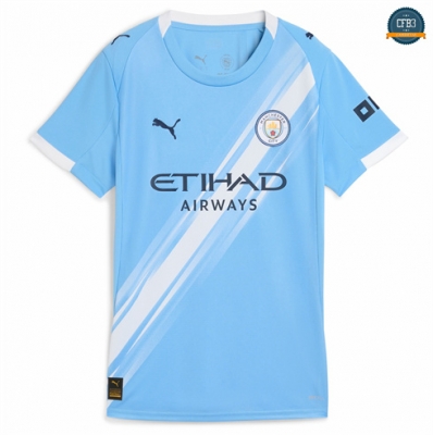 Cfb3 Camiseta futbol Manchester City Mujer 1ª Equipación 2025/2026