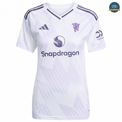 Camiseta futbol Manchester United Mujer 2ª Equipación 2025/2026