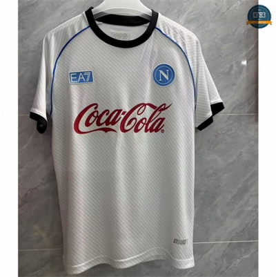 Camiseta futbol Naples Equipación Training Blanco 2025/2026