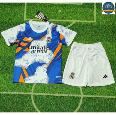 Camiseta futbol Real Madrid Niño Equipación Especial Azul 2025/2026