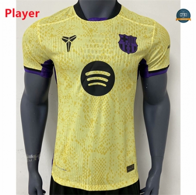 Nuevas Camiseta Barcelona Player Equipación Amarillo 2024/2025