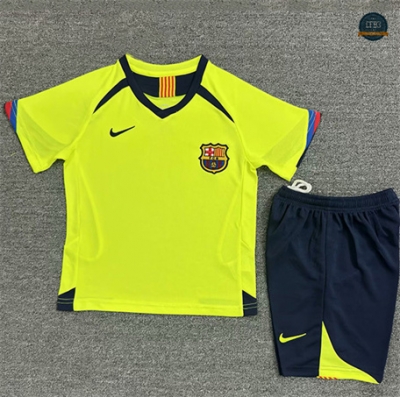 Outlet Camiseta futbol Retro 2005-06 Barcelona Niño 2ª Equipación