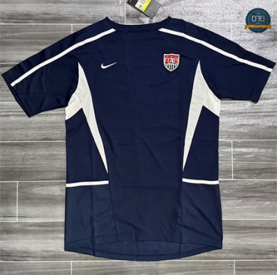 Cfb3 Camiseta futbol Retro 2002 EEUU 2ª Equipación