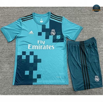 Outlet Camiseta Retro 2017-18 Real Madrid Niño 3ª Equipación