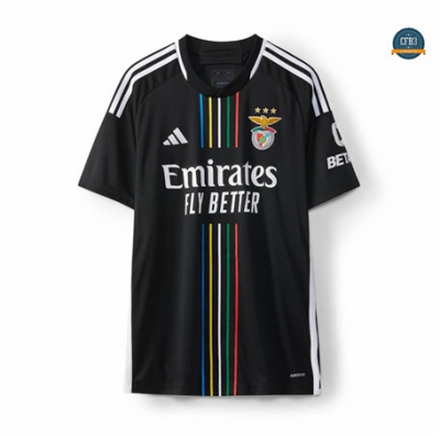 Cfb3 Camiseta Benfica Segunda Equipación Negro 2023/2024