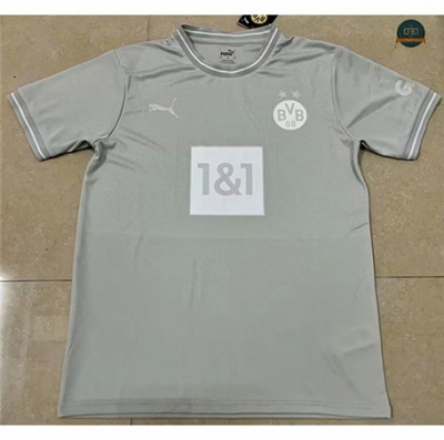 Cfb3 Camiseta futbol Borussia Dortmund Equipación Gris 2023/2024