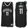 cfb3 camisetas Brook Lopez, Brooklyn Nets - Negro