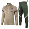 Cfb3 Chaqueta Chandal Atletico Madrid Equipación Caqui 2020/2021