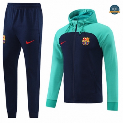 Cfb3 Camiseta Chaqueta Chándal Barcelona Equipación Sombrero Azul Profundo/Azul 2022/2023 C072