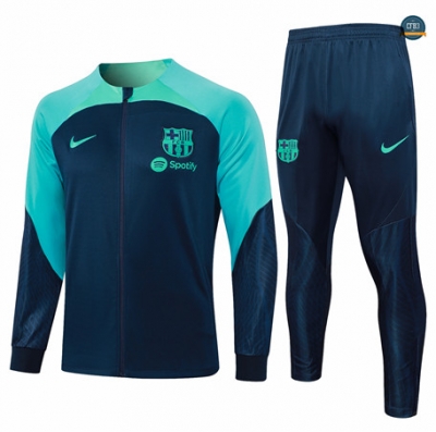 Cfb3 Camiseta Chaqueta Chándal Barcelona Equipación azul real 2024/2025
