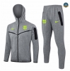 Comprar Chaqueta Chándal Fútbol Barcelona Equipación Sombrero gris 2024/2025