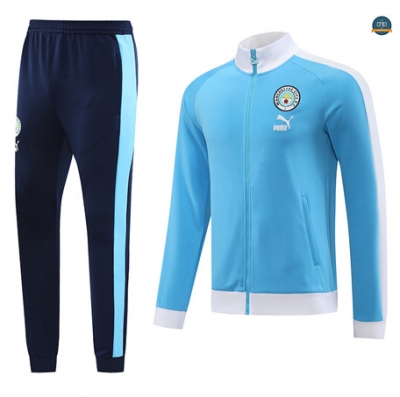 Outlet Cfb3 Chaqueta Chándal Manchester City Equipación Azul 2023/2024 tienda