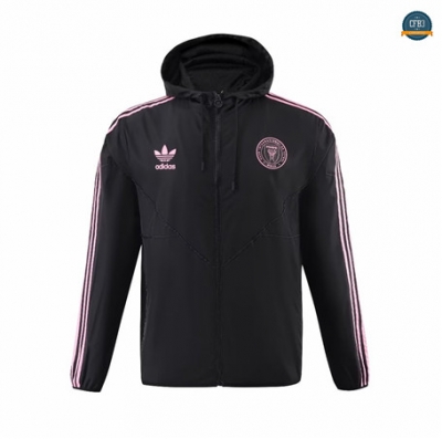 Cfb3 Camiseta Chaqueta Rompevientos Inter Miami Equipación negro 2024/2025