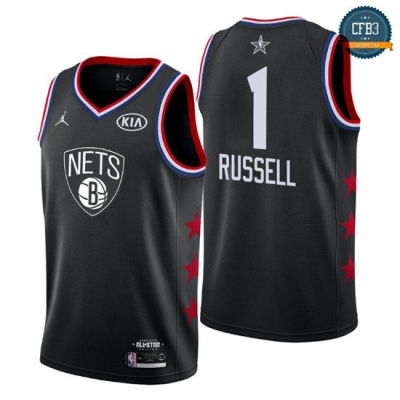 cfb3 camisetas D'Angelo Russell - 2019 All-Star Negro