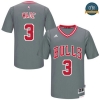 cfb3 camisetas Dwyane Wade, Chicago Bulls [Gray Pride]