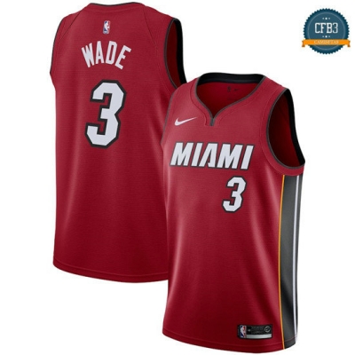 cfb3 camisetas Dwyane Wade, Miami Heat - Statement Edition