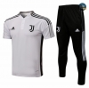 Cfb3 Camiseta Entrenamiento Polo Juventus + Pantalones Equipación Blanco 2021/2022