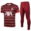 Cfb3 Camiseta Entrenamiento Liverpool + Pantalones Equipación Rojo 2021/2022