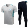 Cfb3 Camiseta Manchester City + Pantalones Equipación Gris Claro 2021/2022