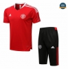 Cfb3 Camisetas Entrenamiento Manchester United + Pantalones Equipación Rojo 3/4 2021/2022
