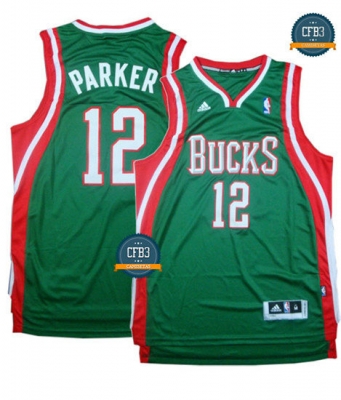 cfb3 camisetas Jabari Parker, Milwaukee Bucks - Verde