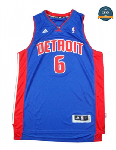 cfb3 camisetas Josh Smith, Detroit Pistons - Azul