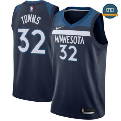 cfb3 camisetas Karl-Anthony Towns, Minnesota Timberwolves - Icon